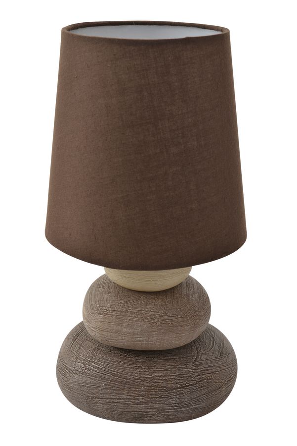Keramik Tischleuchte Stoney h:31cm - E14, 40W, IP20