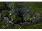 Solar Lichterkette Mini spot - IP44, Warmweiss, 8 LED's