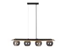 4er Spot Pendelleuchte TEXAS L:90cm smokey exkl. Leuchtmittel - E27, IP20, 230V