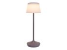 Solar- Akkutischleuchte EMMI brombeer inkl. CCT  Touch H: 38 cm - LED-Modul, 3W, IP44