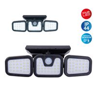 LED Solar Außenwandleuchte PACITA - IP44, 6W, Kaltweiss
