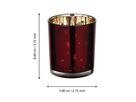 TEELICHTHALTER WS/ROT Ø70 H-80 LUKUT - TEELICHTHALTER WS/ROT Ø70 H-80 LUKUT