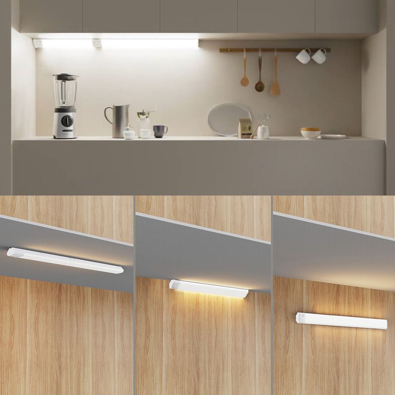 LED Unterbauleuchte CLASSICA SWITCH CCT, L450 - 6W, 3000/4000/5700K, 750-800lm, CRI80, IP20, Ein/Aus-Schalter, L=450mm