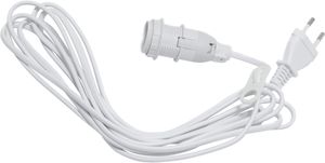 Set di cavi E14 Basic - E14, Weiss, 230V AC