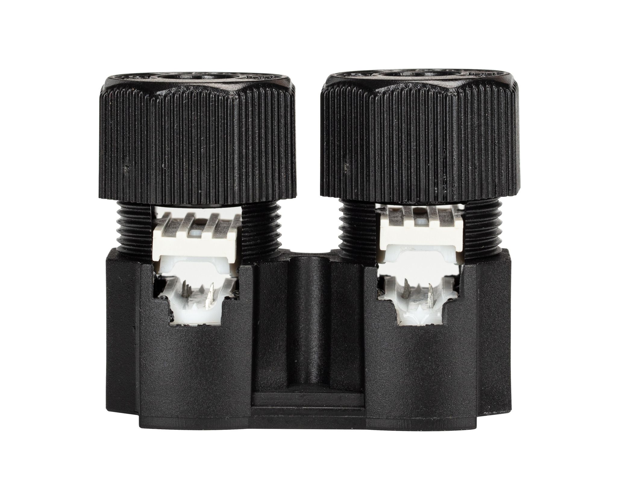 24V Doppelverteiler - 24V, 36W, IP67, 2-Weg Verteiler mit Schraubverschluss