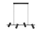 Alanis , 4-Pendelleuchte, Schwarz - GU10, IP20, max.LED 5W