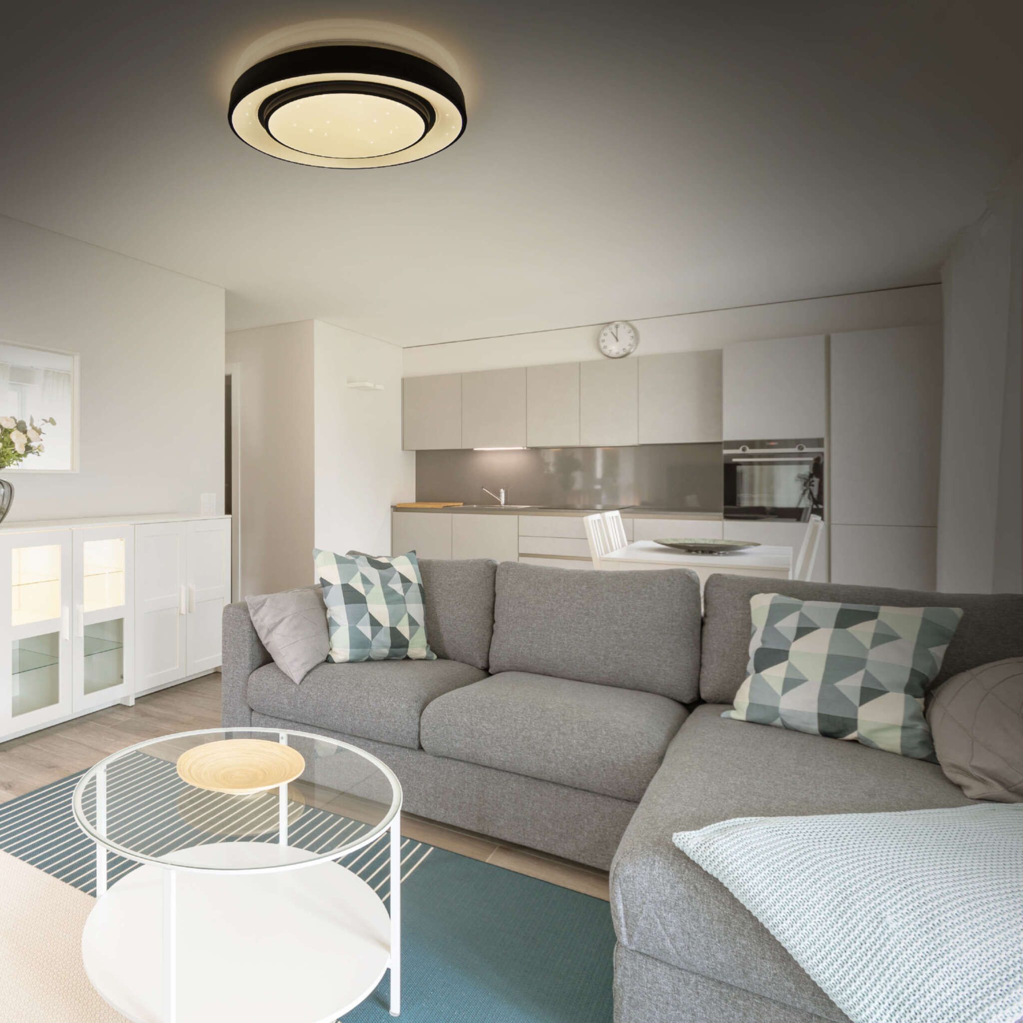 LED Deckenleuchte Monterey d: 37.5cm - IP20, 24W, 2640lm, 3000K, 230V