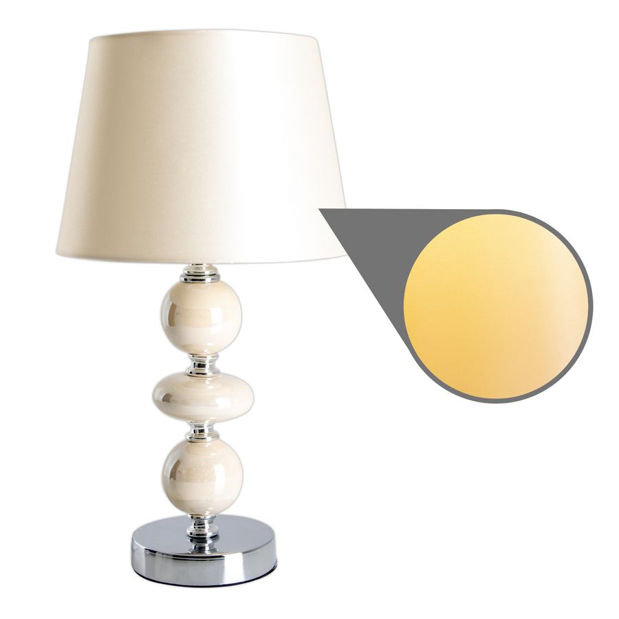 Keramik Tischleuchte Araga h: 36cm - E14, 40W, IP20