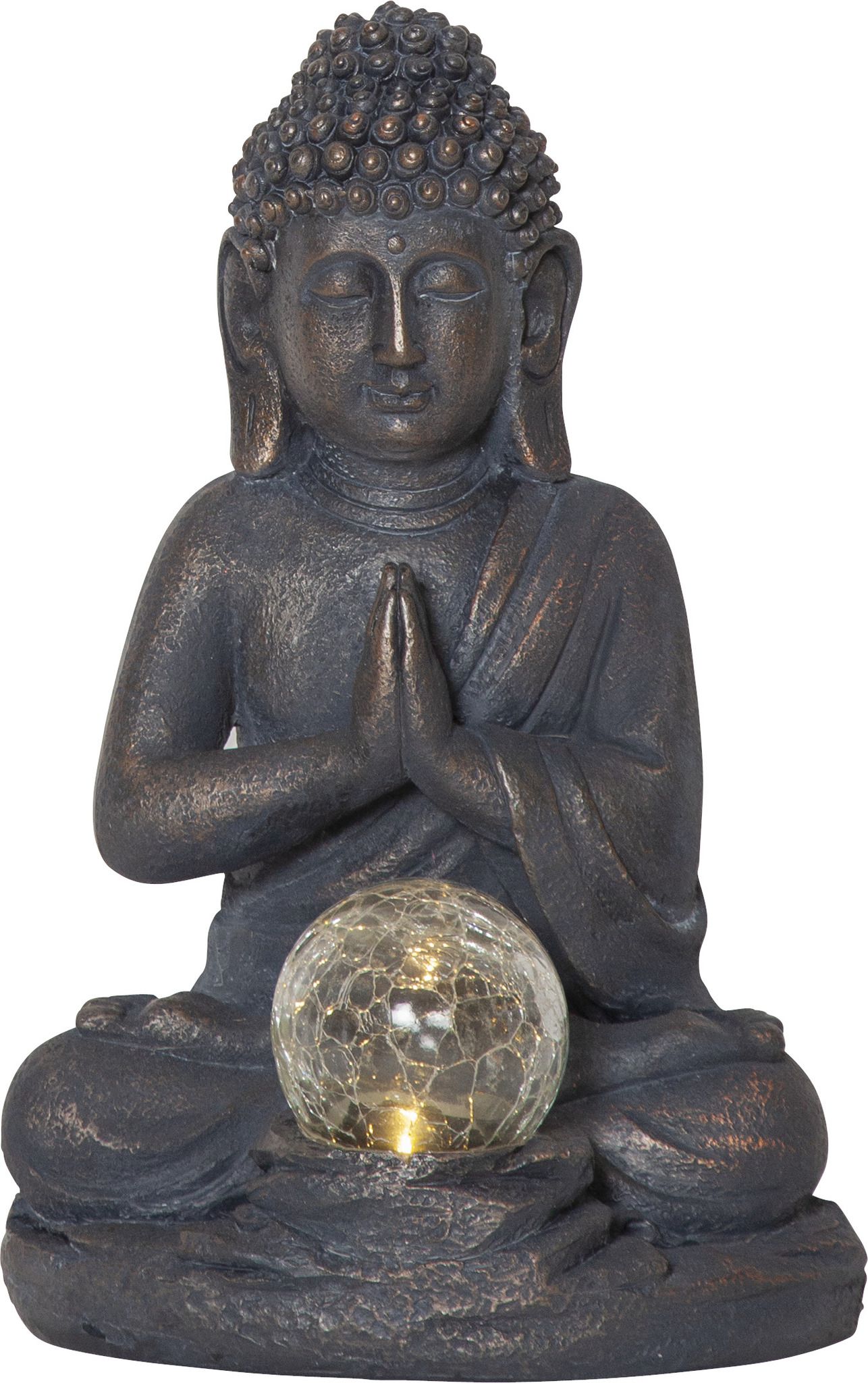 Solar Decoration Buddha - IP44, Warmweiss, Dämmerungssensor