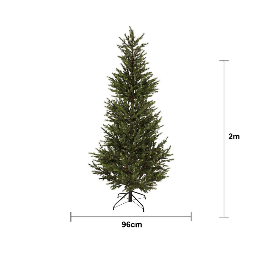 Weihnachtsbaum Malung - Outdoor, Grün, 200cm