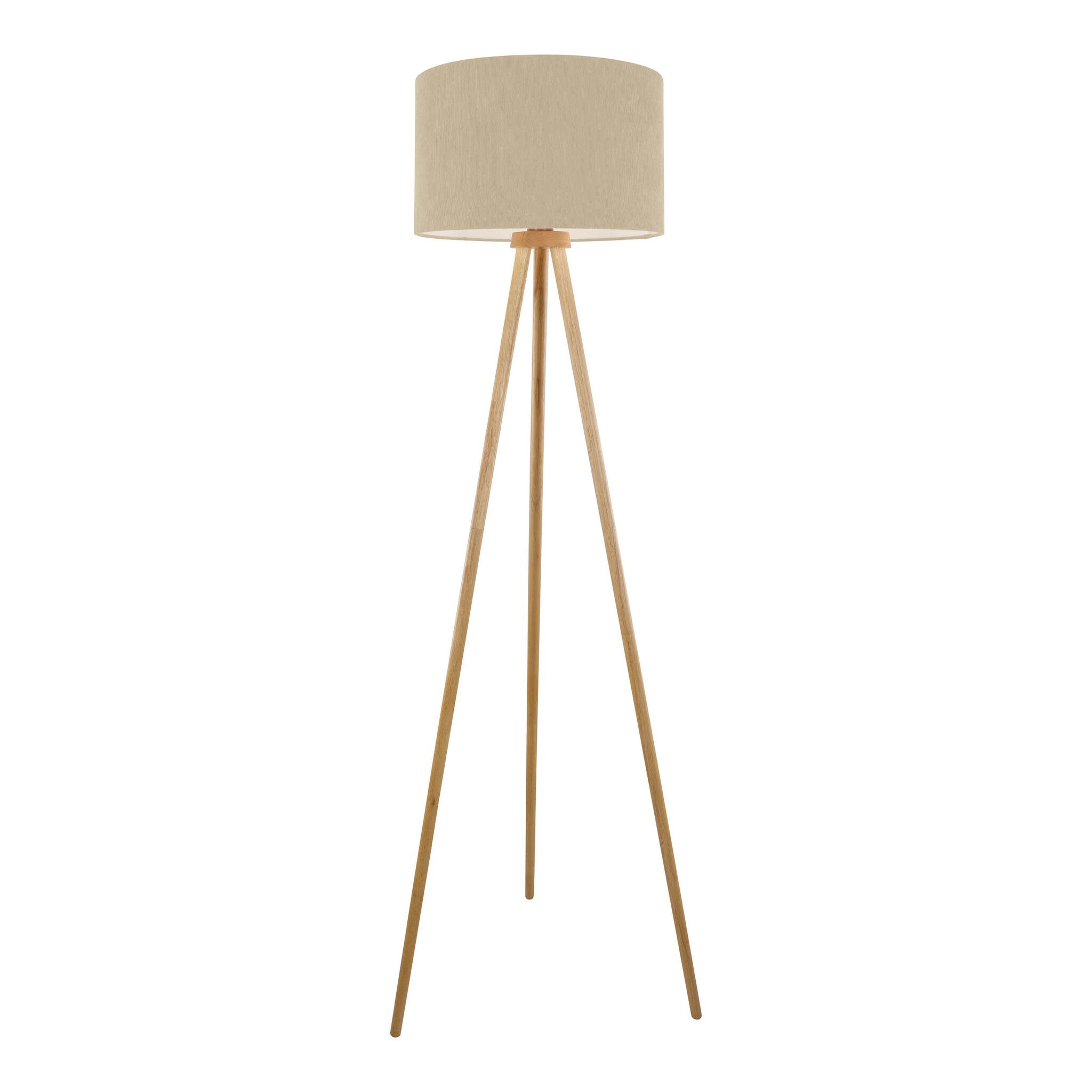 Stehleuchte  ARDITA  H: 152cm beige - IP20, E27, Beige