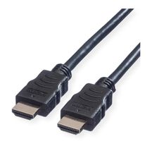Kabel HDMI schwarz 3.0m - HDMI High Speed Kabel mit Ethernet, schwarz, 3m