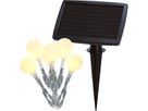 Solar Lichterkette Globini - Weiss, Lichtfarbe Warmweiss