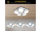 5er LED Deckenleuchte ELIORA weiß - LED-Modul, IP20, 230V
