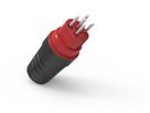 Stecker T15 IP55 schwarz - Stecker Typ 15, 3L+N+PE, 10 A, 440/250 V,  IP55