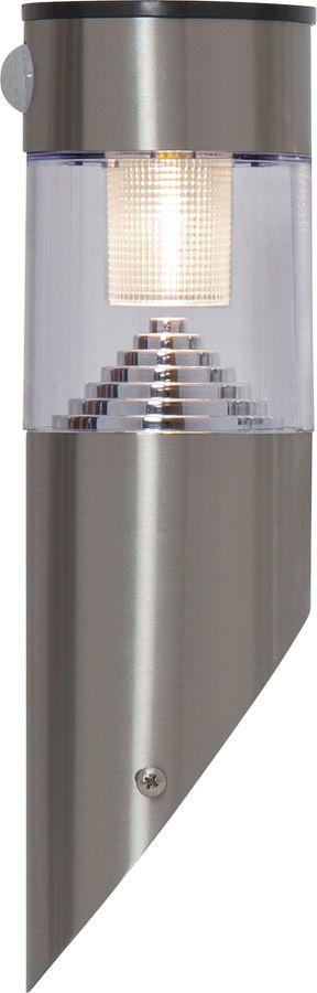 Solar Wand Laterne Marbella - Stainless Steel, Lichtfarbe Warmweiss