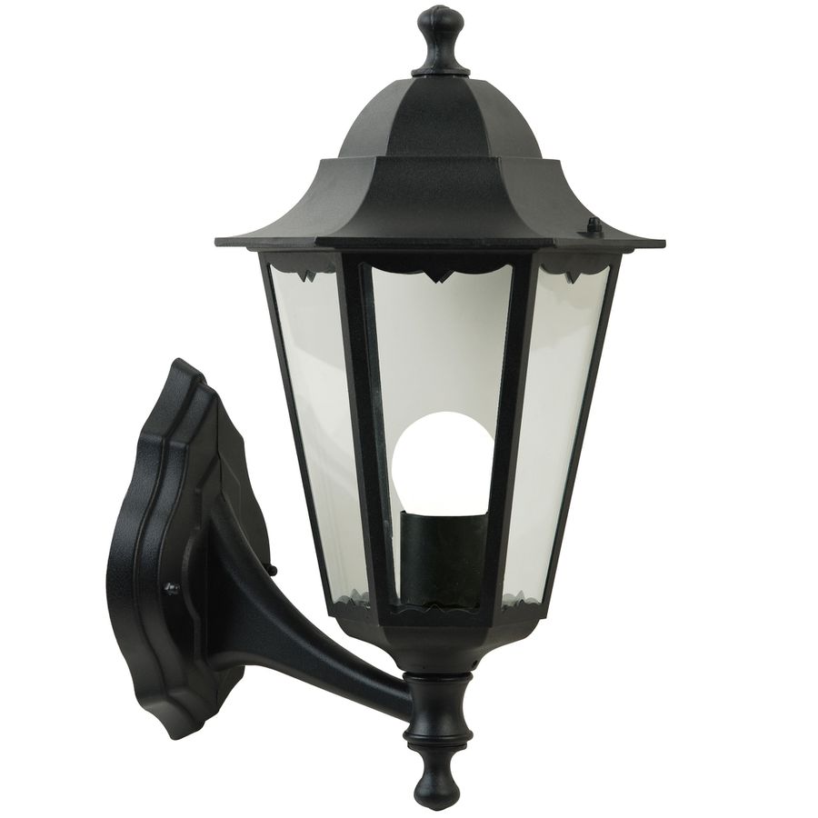 Cardiff, Wandleuchte, Schwarz - E27, max. 60W, IP44