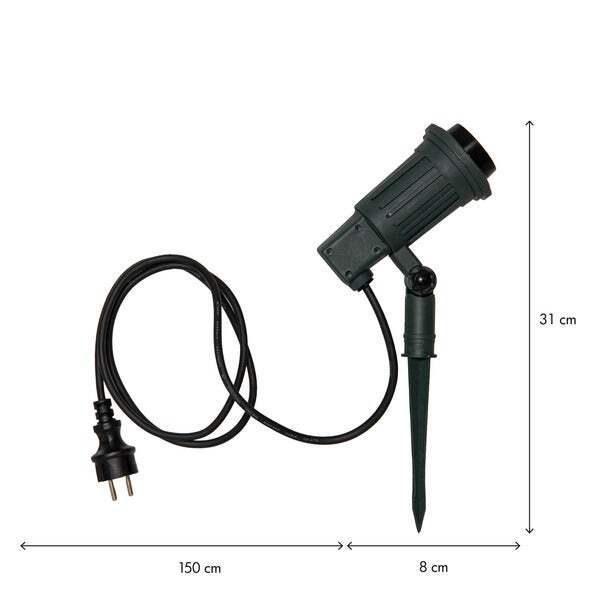 Spotlight Outdoor Fixture - E27, IP44