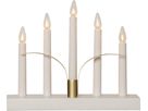 Kerzenleuchter Lilja - IP20, Weiss, Kaltweiss