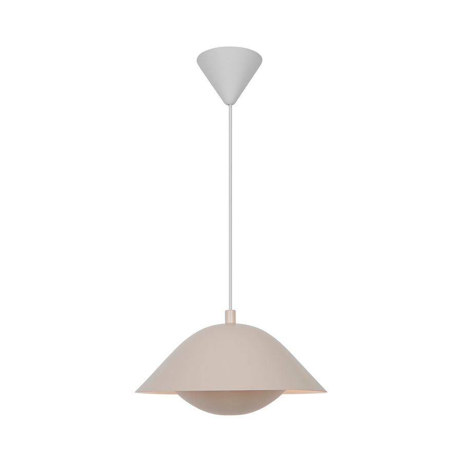 Pendelleuchte FREYA 35 - E27, max.40W, IP20, beige, dim. optional, exkl. Leuchtmittel, L=350mm, B=350mm, H=170mm, PL=2000mm