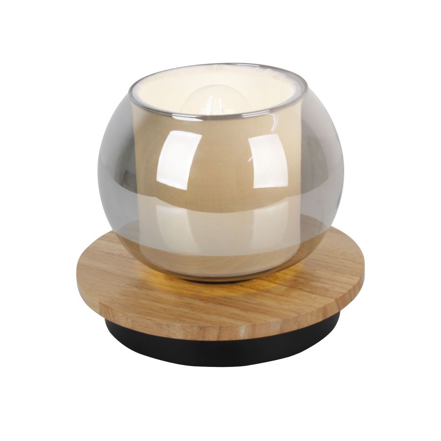 Tischleuchte TEXAS smokey - E27, IP20, 230V