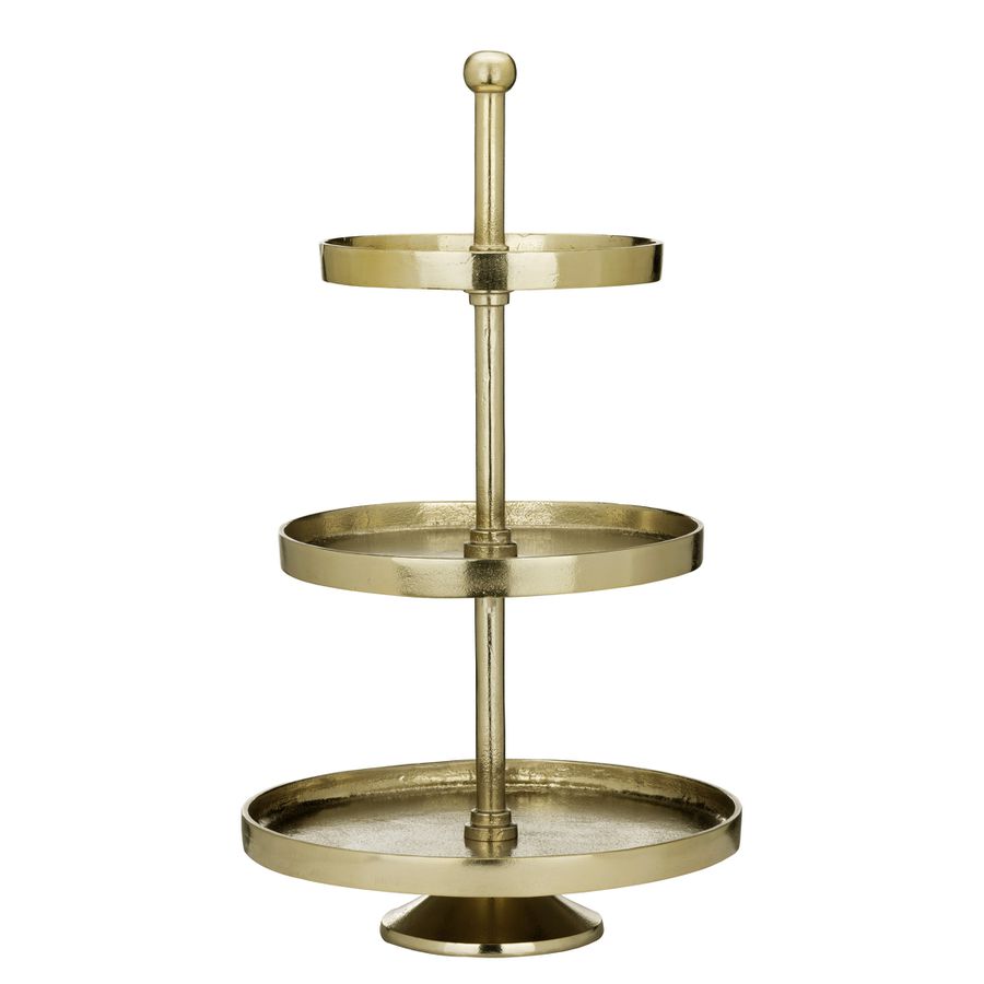 ETAGERE H-510 Ø295 GOLD BABIRIK - ETAGERE H-510 Ø295 GOLD BABIRIK