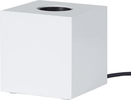 Tischleuchte E27 Kub - E27, Weiss, 230V AC