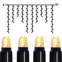System LED Extra, Icicle, 200x100cm - Schwarz, Warmweiss