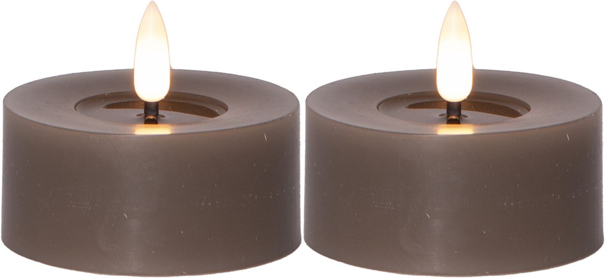 LED Teelicht 2 Pack Flamme Flow - 0/18