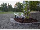 Solar Pollerleuchte 3 Pack Globe - IP44, Warmweiss, 3 LED's