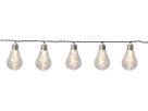 Solar Lichterkette Glow - Transparent, Lichtfarbe Warmweiss