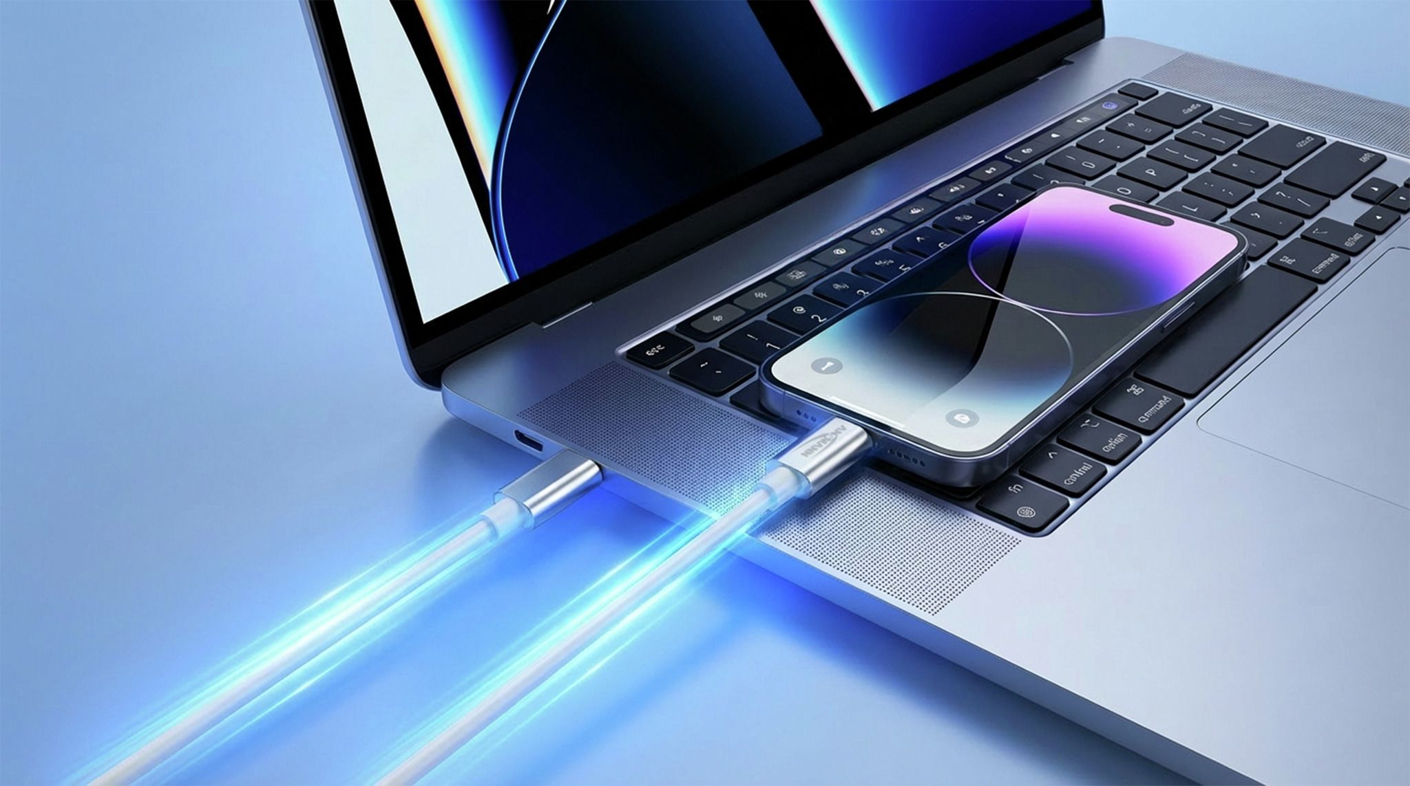 USB Typ-C zu Typ-C Daten und Ladekabel 120 cm - USB Typ-C zu Typ-C Daten und Ladekabel 120 cm