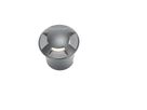 Playlight 24V Bodeneinbauspot Gitter - 24V DC, 1W, 60lm, 3000K, IP67, anthrazit