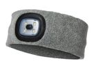 LED Stirnband anthrazit, USB aufladbar - anthrazit, 150lm, inkl. USB-Akku