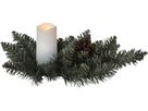 Bougie de tombe LED Serene - Outdoor, Grün, 12cm Höhe, Timerfunktion