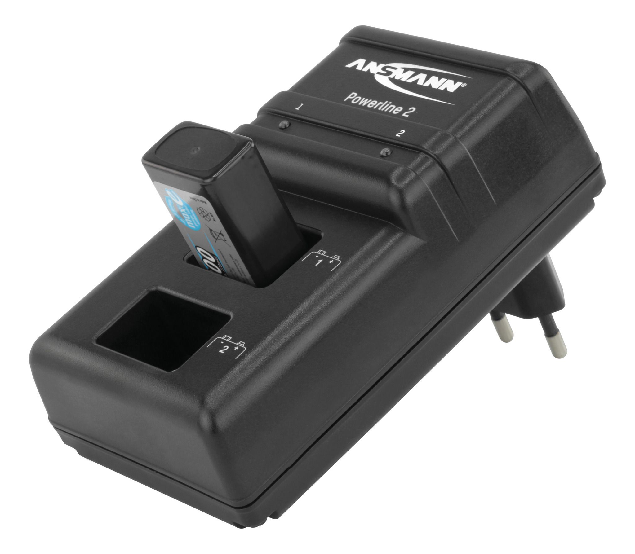 Chargeur Powerline 2 - 1-2 9V E-Block NiMH Akkus mit 8.4V Nennspannung