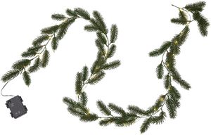 Girlande Erna - IP20, Warmweiss,Grün