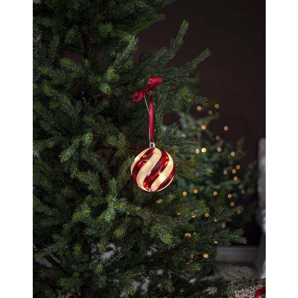 Glas Bauble Polka - IP20, LED
