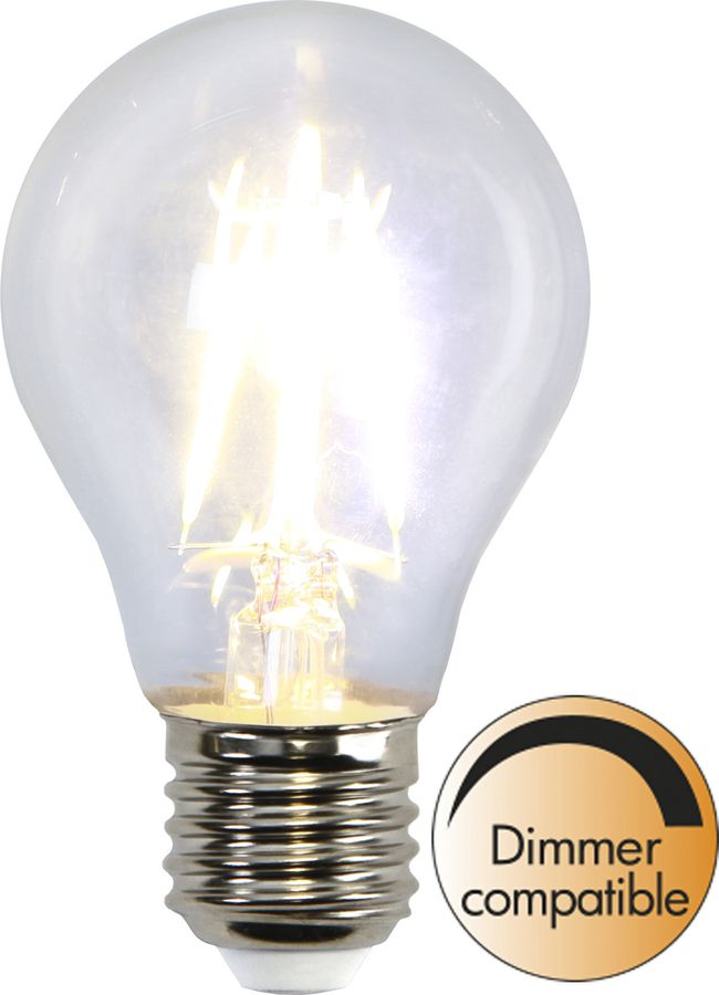LED Leuchtmittel E27 A60 Clear - E27, 470Lm, 2700K, 4W, 230V