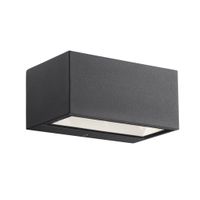 Nene, Wandleuchte, Schwarz - 6W LED, 3000K, IP54, 230V