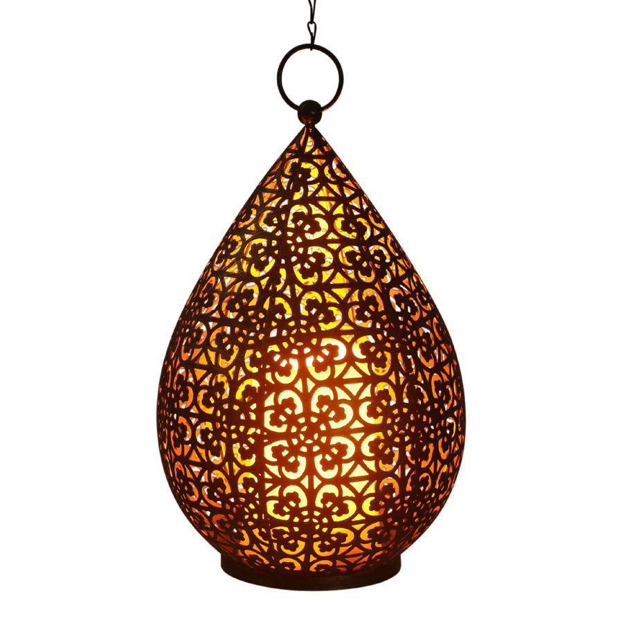 LED Dekoleuchte h: 27,8cm antik-gold - LED Dekoleuchte h: 27,8cm antik-gold