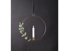 Indoor Decoration Flamme Ring - Indoor, Messing, 30cm Höhe, Timerfunktion