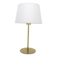 Tischleuchte Bologna h: 45cm beige messing - E27, IP20