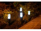 4er-Set LED-Outdoor-Erdspieß - IP44, kaltweiss, W