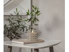 LED Pillar Kerze Flamme Dot - Indoor, Beige, 9.5 cm höhe, Timerfunktion