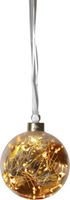 Palla di vetro Glow - IP20, Amber, 15 LED
