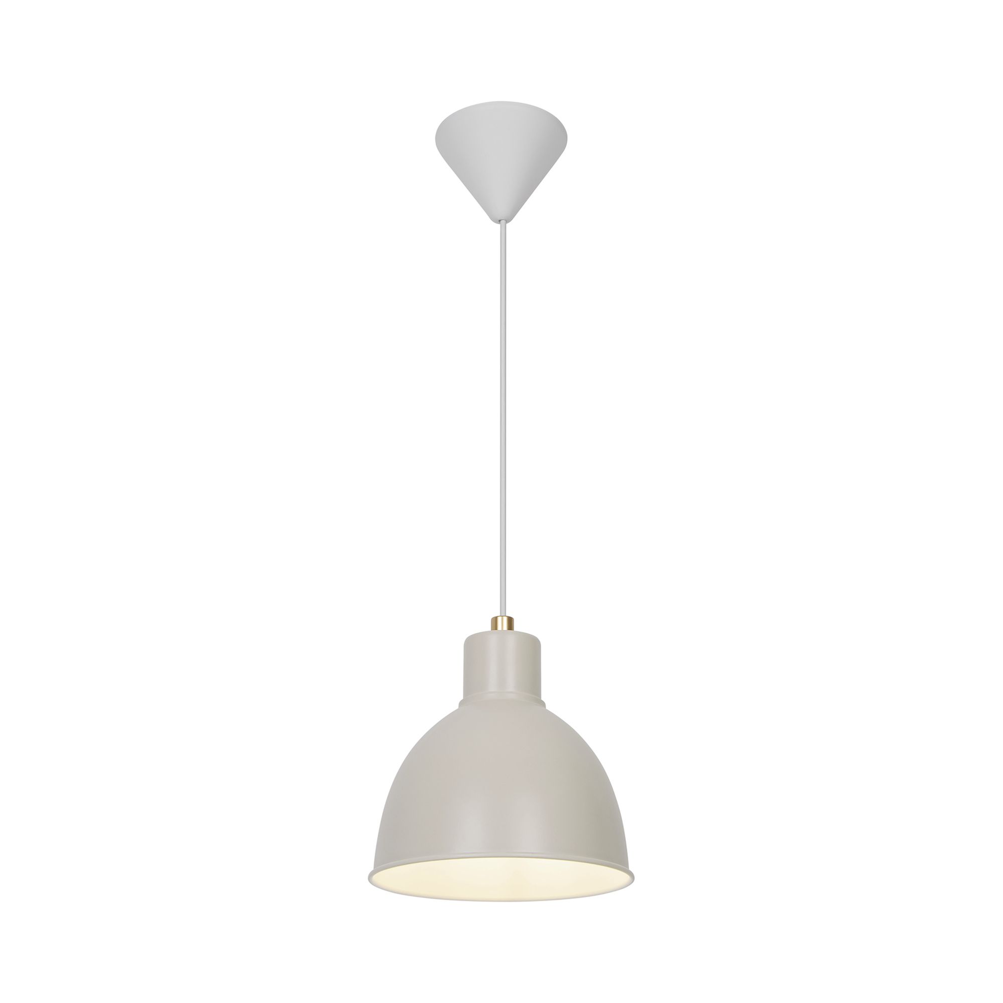 Pendelleuchte POP (Beige) - E27, max. 40W, IP20, beige, dimmen optional, exkl. Leuchtmittel, D=215mm, H=230mm, PL=2230mm
