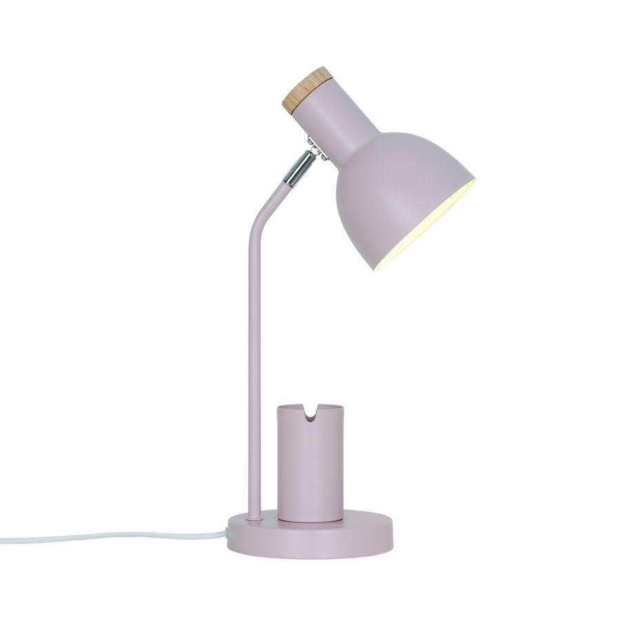 Tischleuchte Devone Dusty Rose - 15W, E27, IP20