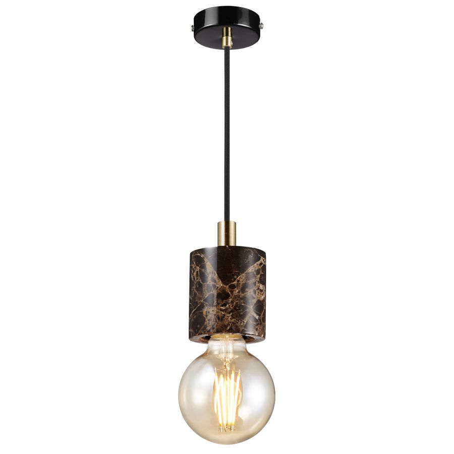 Siv, Pendelleuchte, Marble Braun - E27, IP20, max.60W