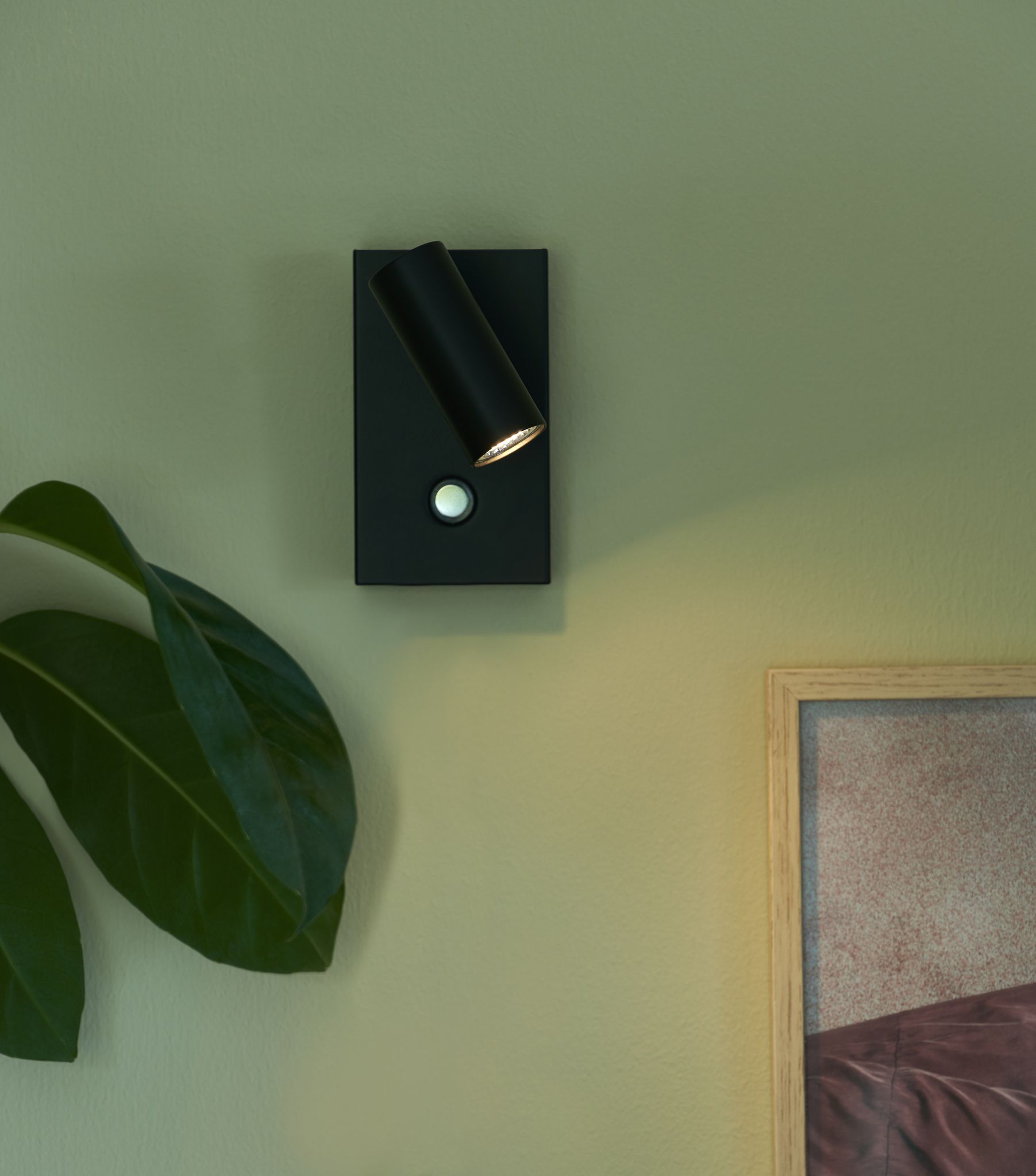 Omari, Wandleuchte, Schwarz - IP20, LED Modul